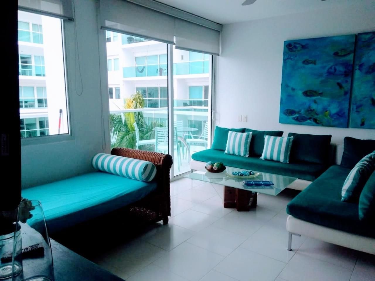 Con Excelente Vista Al Mar Dos Alcobas Morros Apartamento Cartagena