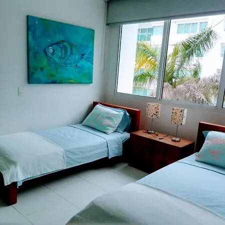 Apartamento Con Excelente Vista Al Mar Dos Alcobas Morros *